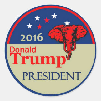 Donald TRUMP 2016 Classic Round Sticker