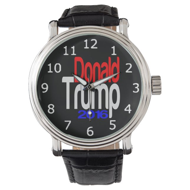 Donald Trump 2016 Red White and Blue Watch (Front)