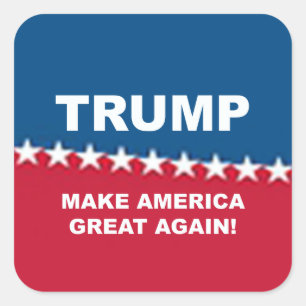 Donald Trump 2016 Square Sticker
