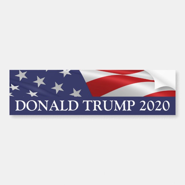 DONALD TRUMP 2020 BUMPER STICKER (Front)