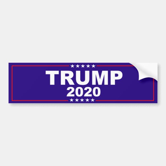 Donald Trump 2020 Bumper Sticker Zazzleca 