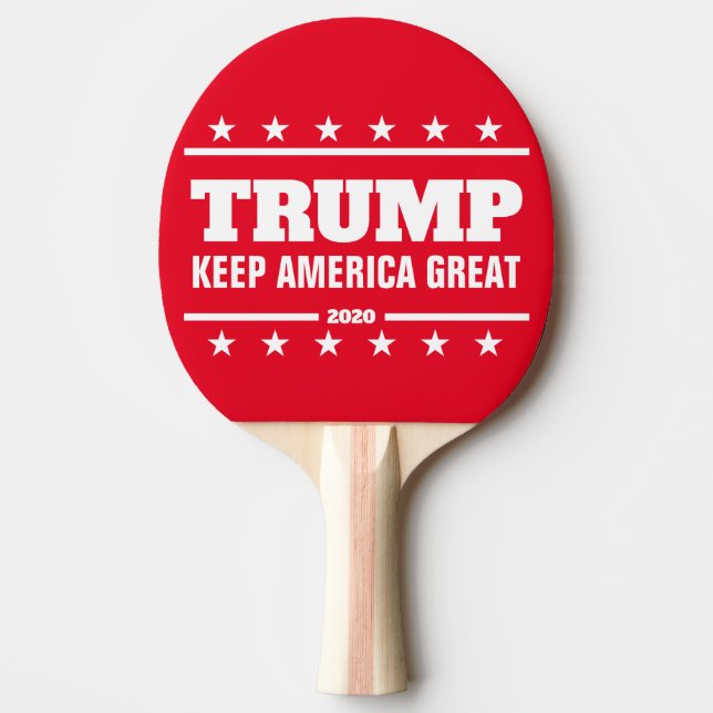 Donald Trump 2020 election Keep America Great Ping Pong Paddle (Front)