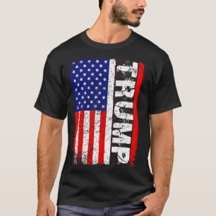 Donald Trump 2020 Vintage Usa Flag T Shirts 