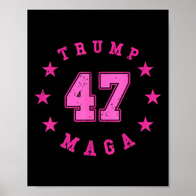 Donald Trump 2024 Election 45 47 President  Poster (Front)