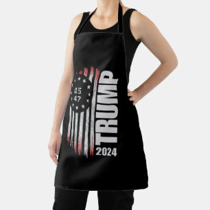 Donald Trump 2024 Election Vote 45 47 American  Apron