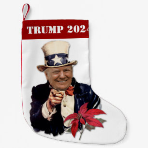 Donald Trump 2024 Elections President Small Christmas Stocking
