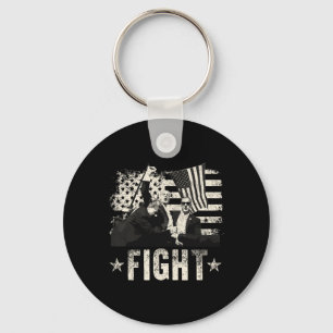 Donald Trump 2024 Fight Fight Fight Donald Trump F Keychain