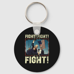 Donald Trump 2024 Fight Fight Fight Donald Trump Keychain