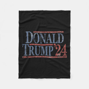 Donald Trump 2024 Fleece Blanket