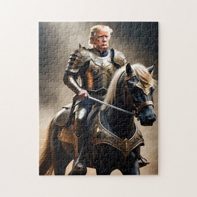 Donald Trump 2024 Funny Conservative Jigsaw Puzzle (Vertical)