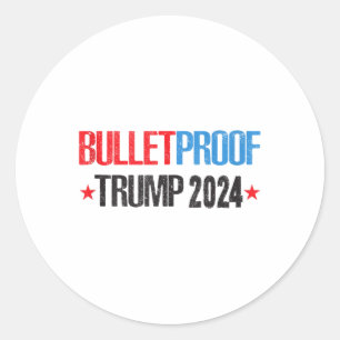 Donald Trump 2024, God Bless President Trump Summe Classic Round Sticker