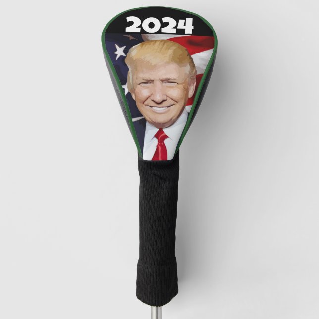 DONALD TRUMP 2024 GOLF HEAD COVER (Front)