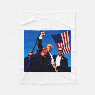 Donald Trump 2024 He'll Never Stop Fighting To Sav Fleece Blanket