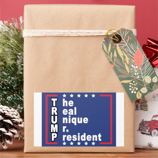 Donald Trump 2024 Mr. President Sticker (Holiday)
