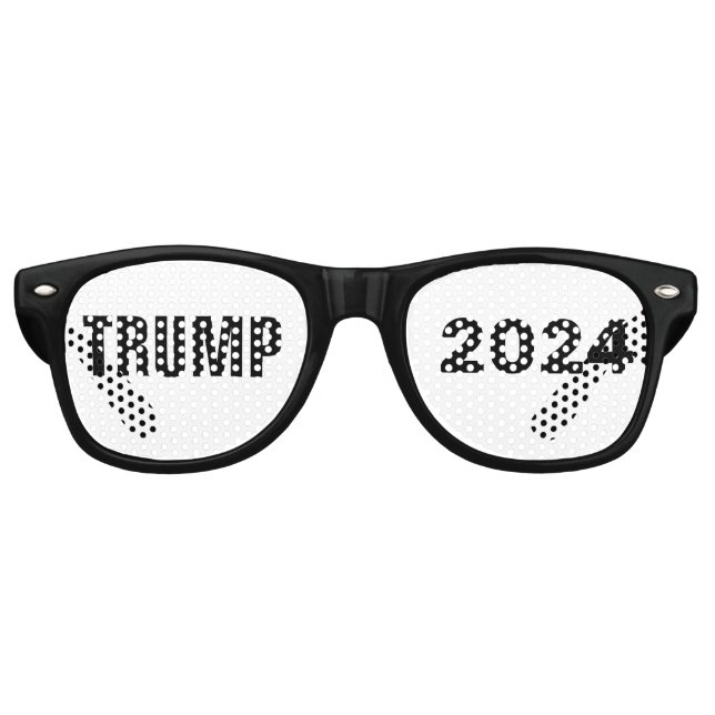 DONALD TRUMP 2024 party SUNGLASSES  (Front)