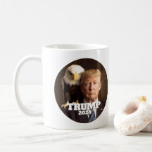Donald Trump 2024 Photo - bald eagle on shoulder