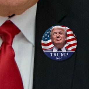 Donald Trump 2024 Pinback 2 Inch Round Button