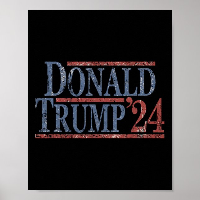 Donald Trump 2024  Poster (Front)