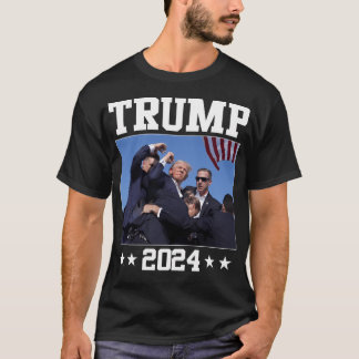 Donald Trump 2024 Survived Shot At Election Rally T-Shirt