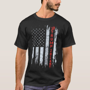 Donald Trump 2024 Take America Back American Flag T-Shirt