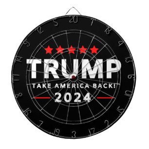 Donald Trump 2024 Take America Back  Dartboard