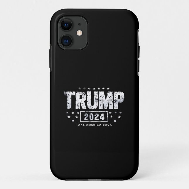 Donald Trump 2024 Take America Back Election  Case-Mate iPhone Case (Back)