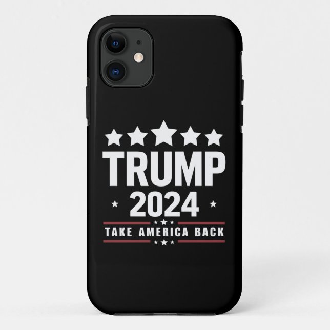 Donald Trump 2024 Take America Back Election  Case-Mate iPhone Case (Back)