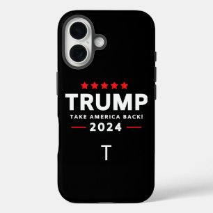 Donald Trump 2024 Take America Back Election iPhone 16 Case