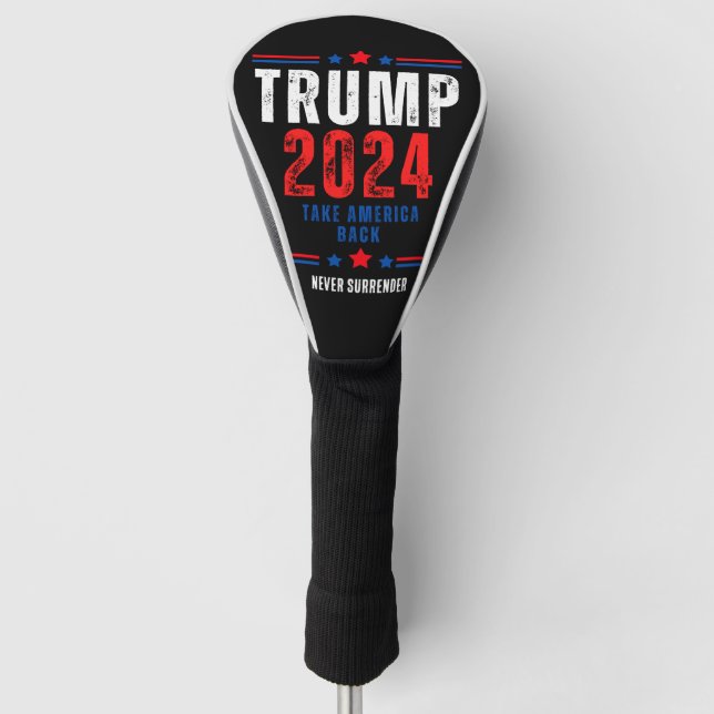Donald Trump 2024 Take America Back Election  Golf Head Cover (Front)