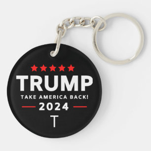 Donald Trump 2024 Take America Back Election  Keychain