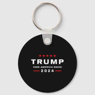 Donald Trump 2024 Take America Back Election - Keychain