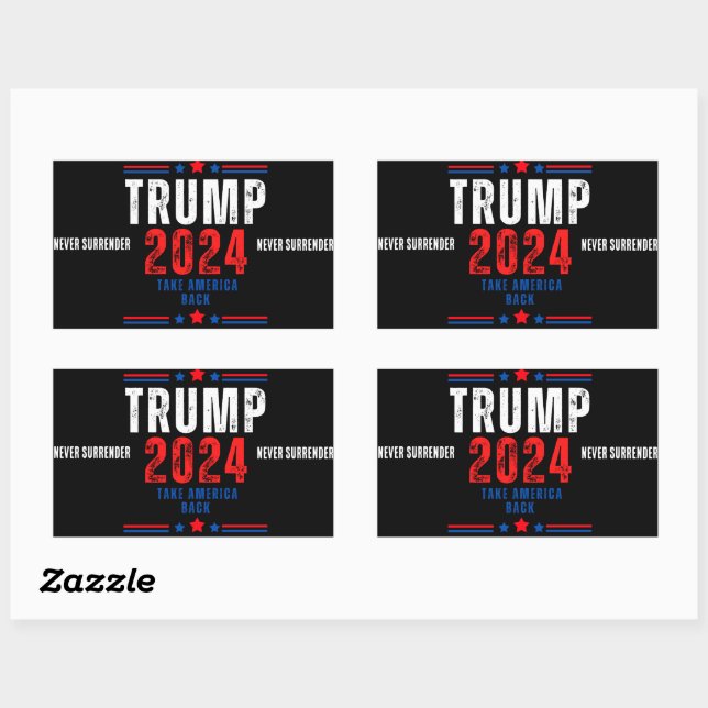 Donald Trump 2024 Take America Back Election  Sticker (Sheet)