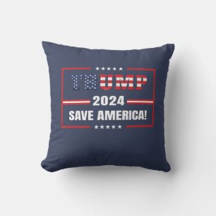 Donald Trump 2024 Take America Back Election Throw Pillow