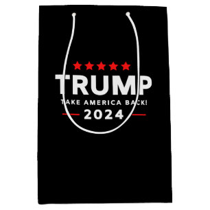Donald Trump 2024 Take America Back Medium Gift Bag