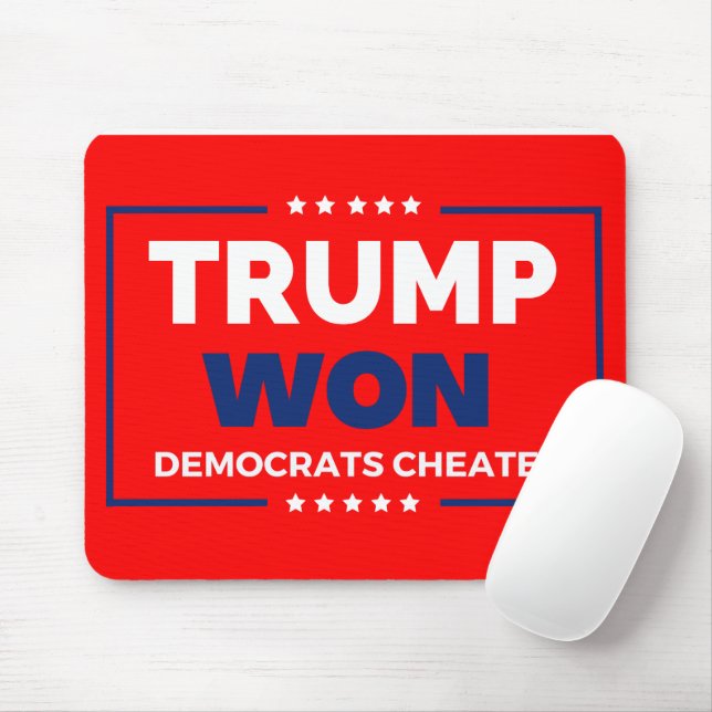 Donald Trump 2024 Trump Won Mouse Pad (With Mouse)