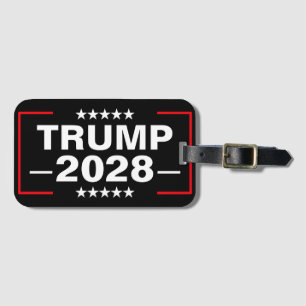 Donald Trump 2028 President Luggage Tag