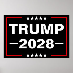 Donald Trump 2028 President Poster