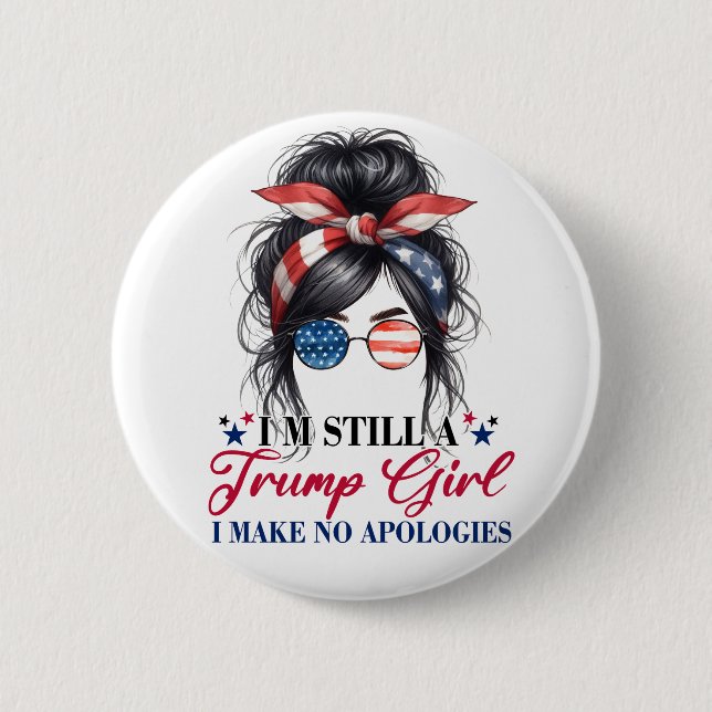 Donald Trump 2 Inch Round Button (Front)