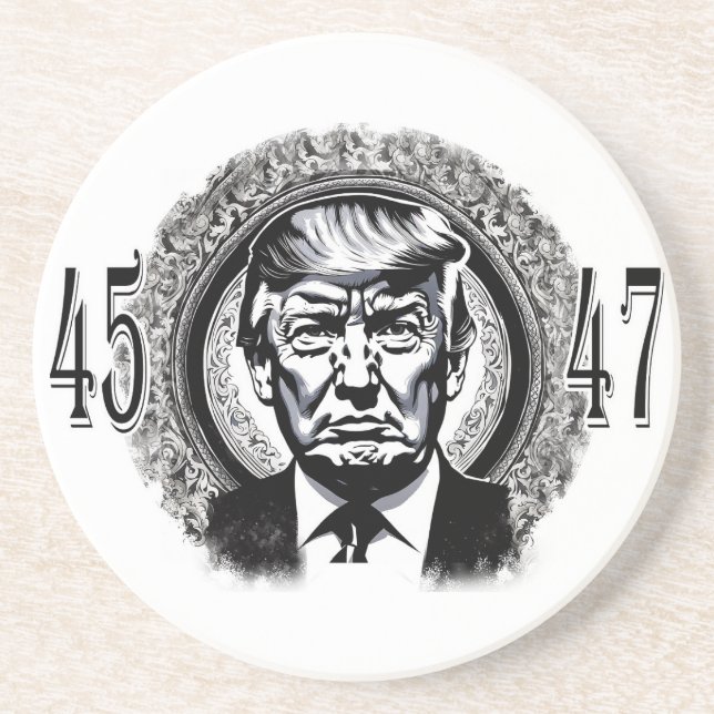 Donald Trump 45/47 Coaster (Front)