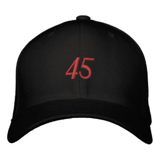 Donald Trump 45 Embroidered Baseball Cap