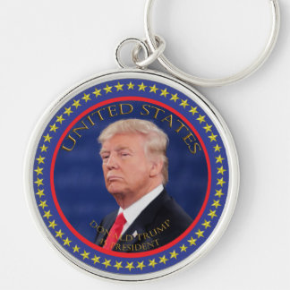 Donald Trump 45 President Keychain