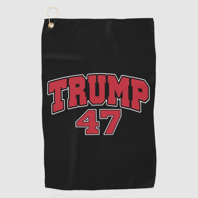 Donald Trump 47 Golf Towel (Front)