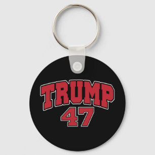 Donald Trump 47 Keychain