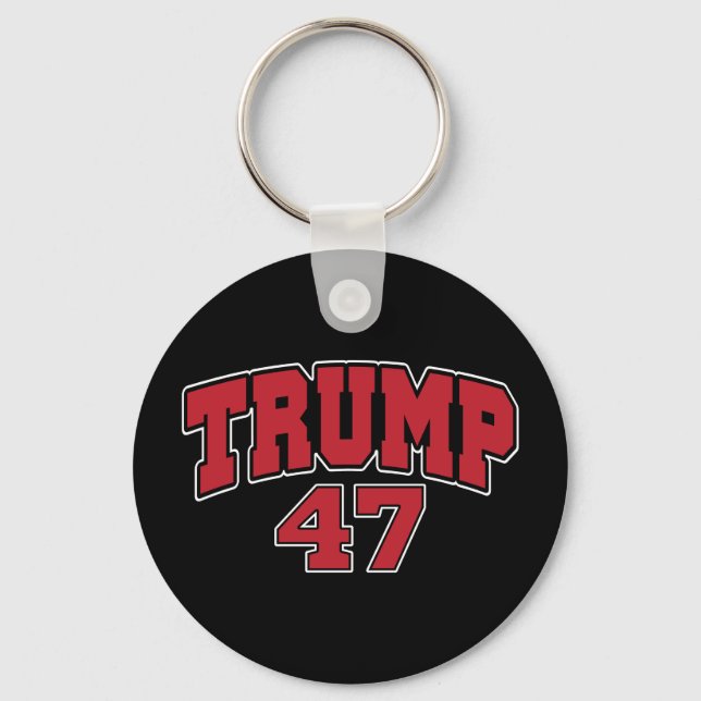 Donald Trump 47 Keychain (Front)