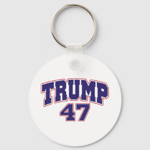 Donald Trump 47 Keychain