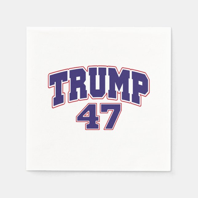 Donald Trump 47 Napkin (Front)