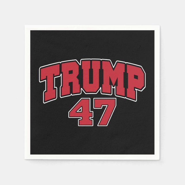 Donald Trump 47 Napkin (Front)