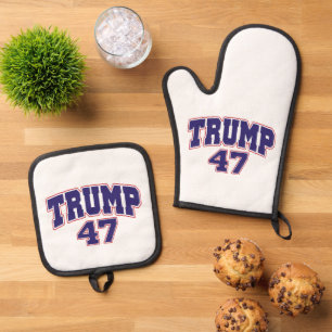 Donald Trump 47 Oven Mitt & Pot Holder Set