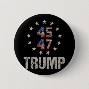 Donald Trump 47 Usa President 2024 Shirt Trump 47  2 Inch Round Button