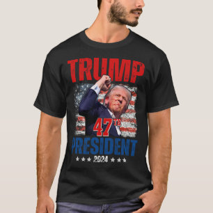 Donald Trump 47th President 2024 Trump Inauguratio T-Shirt